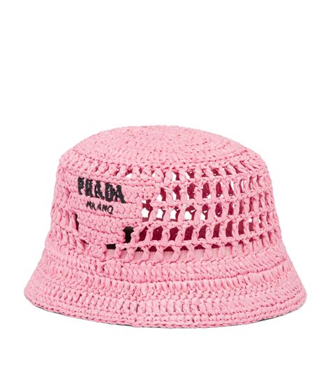 prada pink bucket hat|prada bucket hat women.